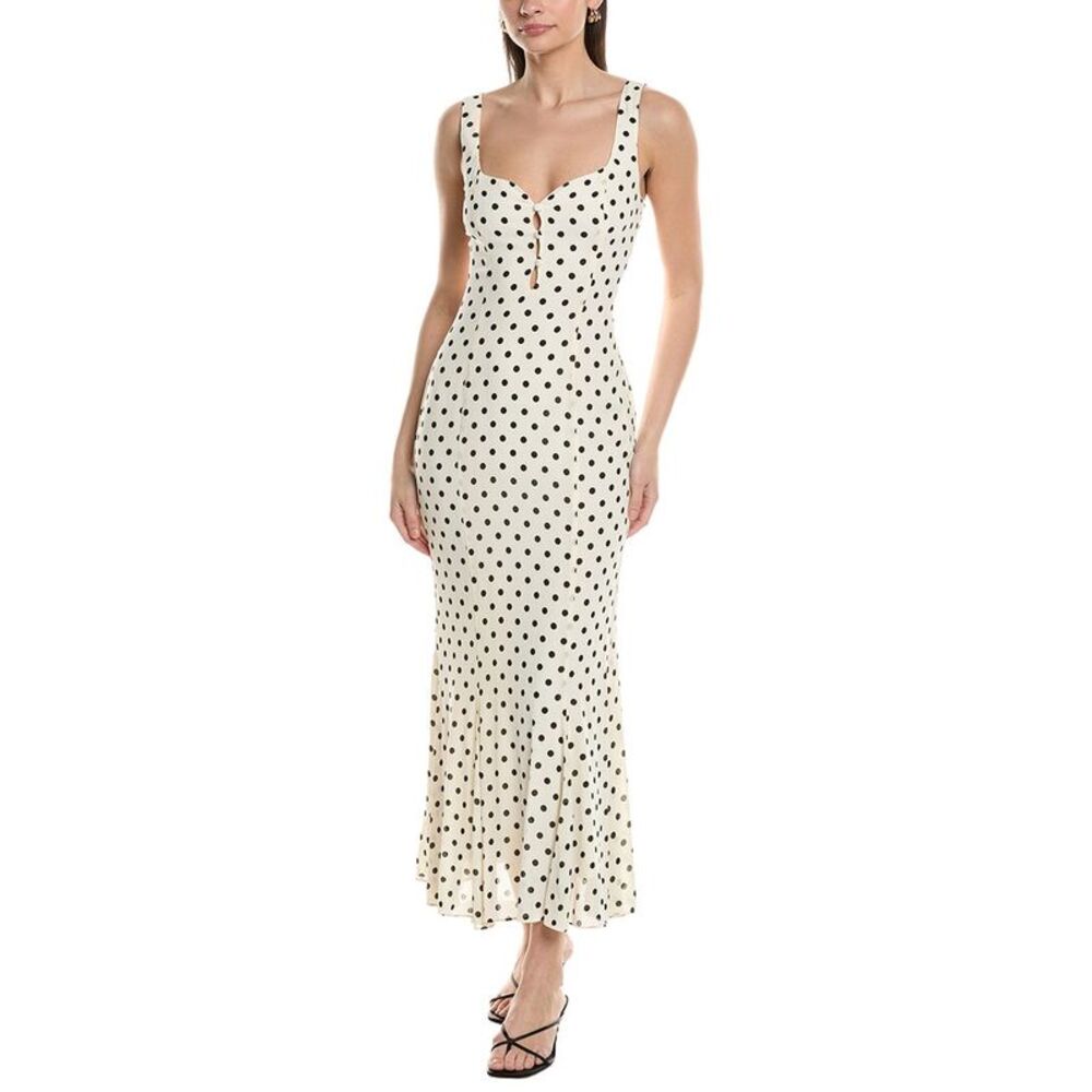 Jl Luxe Womens Sleeveless Midi Dress, White